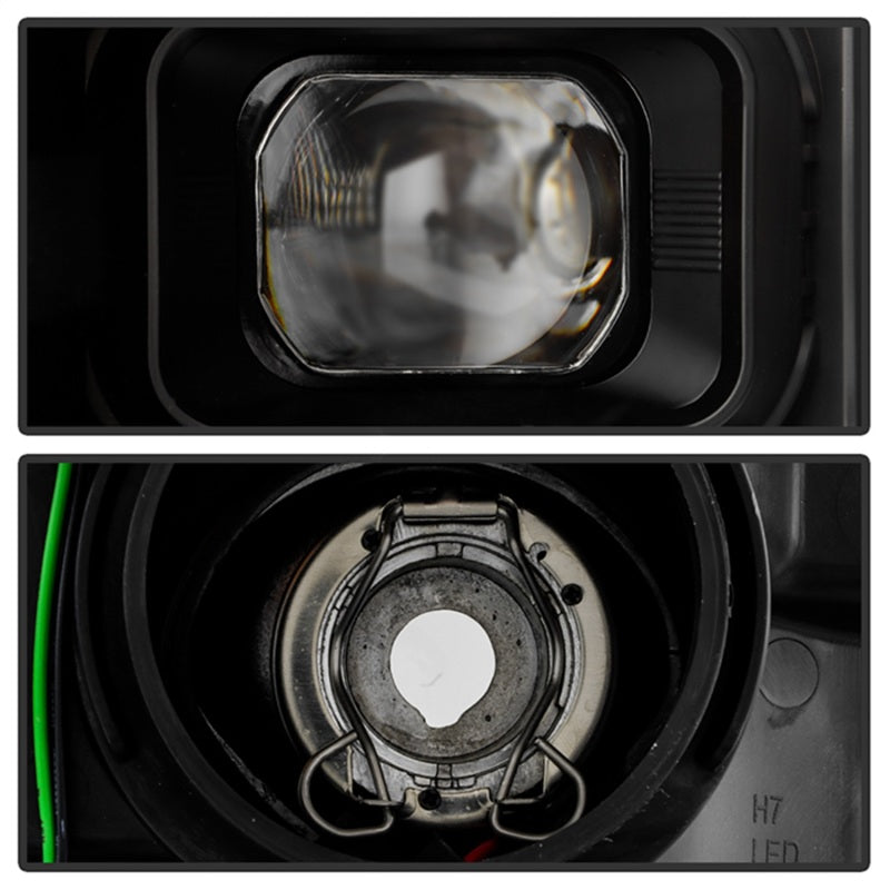 SPYDER Signature 20-21 Ford F150 (Halogen Model) Proj. Headlights - Black (PRO-YD-FF15021HALSI-BK) 5088703