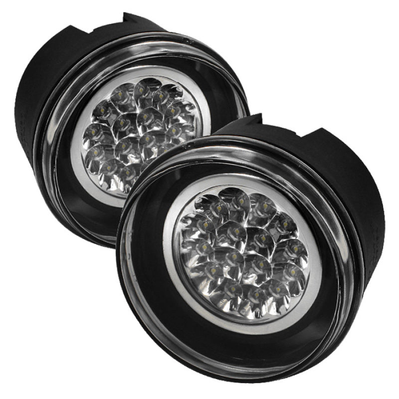 Spyder Jeep Grand Cherokee 05-09/Commander 06-08 LED Fog Lights w/Switch Clear FL-LED-JGC05-C 5015686