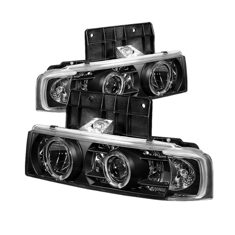 Spyder Chevy Astro 95-05/GMC Safari 95-05 Projector Headlights LED Halo Black PRO-YD-CA95-HL-BK 5009210
