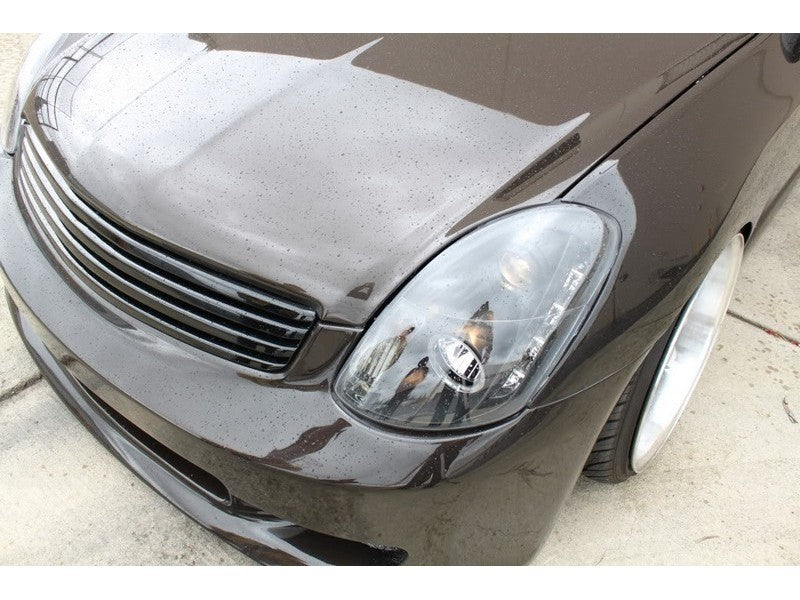 Spyder Infiniti G35 03-04 4DR Projector Halogen - LED Halo DRL Blk High H4 PRO-YD-IG35034D-DRL-BK 5031747