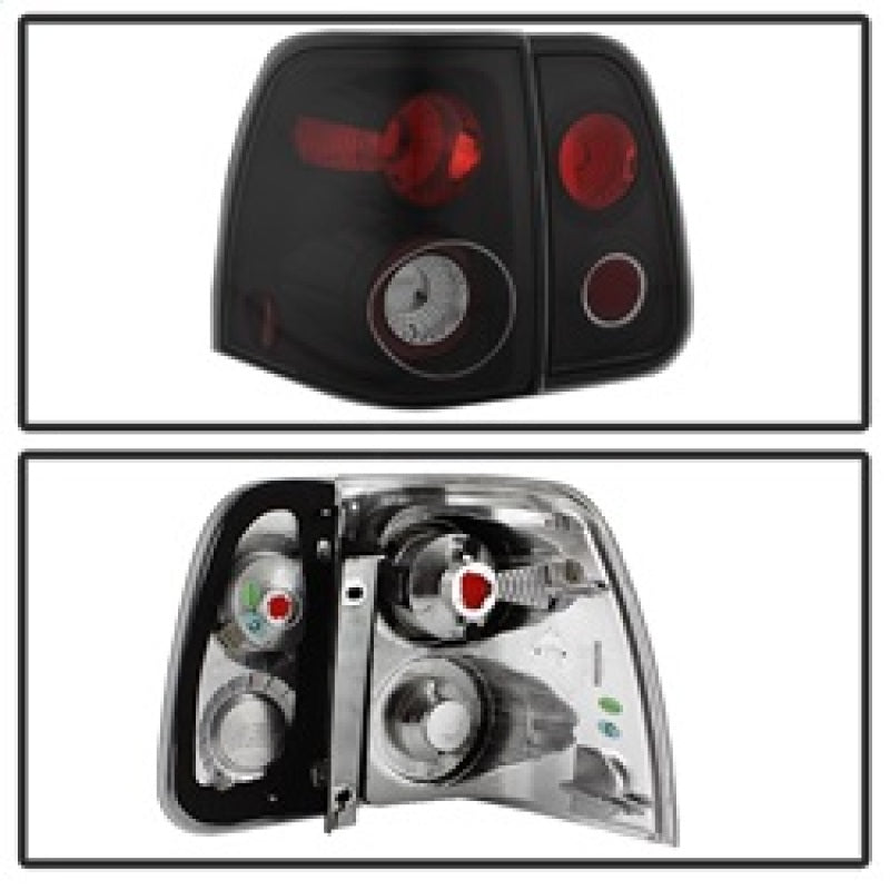 Spyder Lincoln Navigator 03-06 Euro Style Tail Lights Black ALT-YD-LN03-BK 5005946