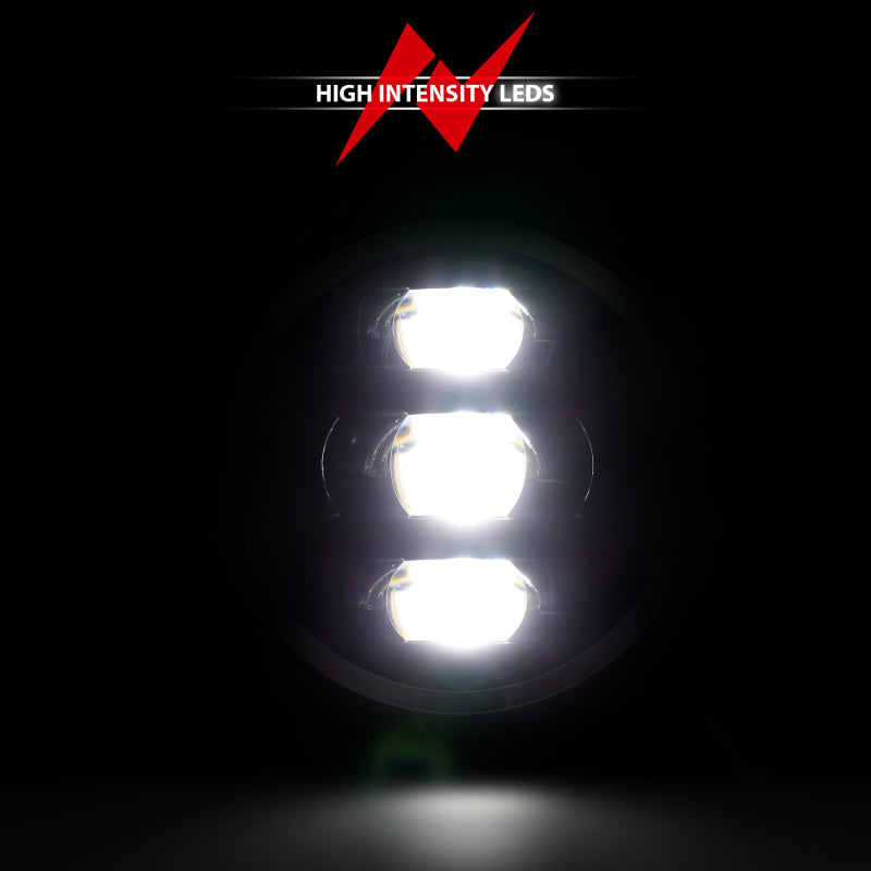 ANZO 2018-2019 Jeep Wrangler Full Led ProjectoráH.L Black 111466