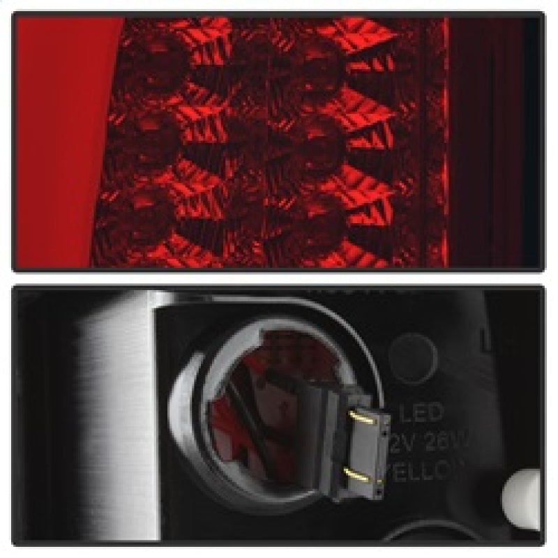 Spyder 00-06 Chevy Suburban 1500/2500 V2 Light Bar LED Tail Lights -Red Clr (ALT-YD-CD00V2-LBLED-RC) 5084163