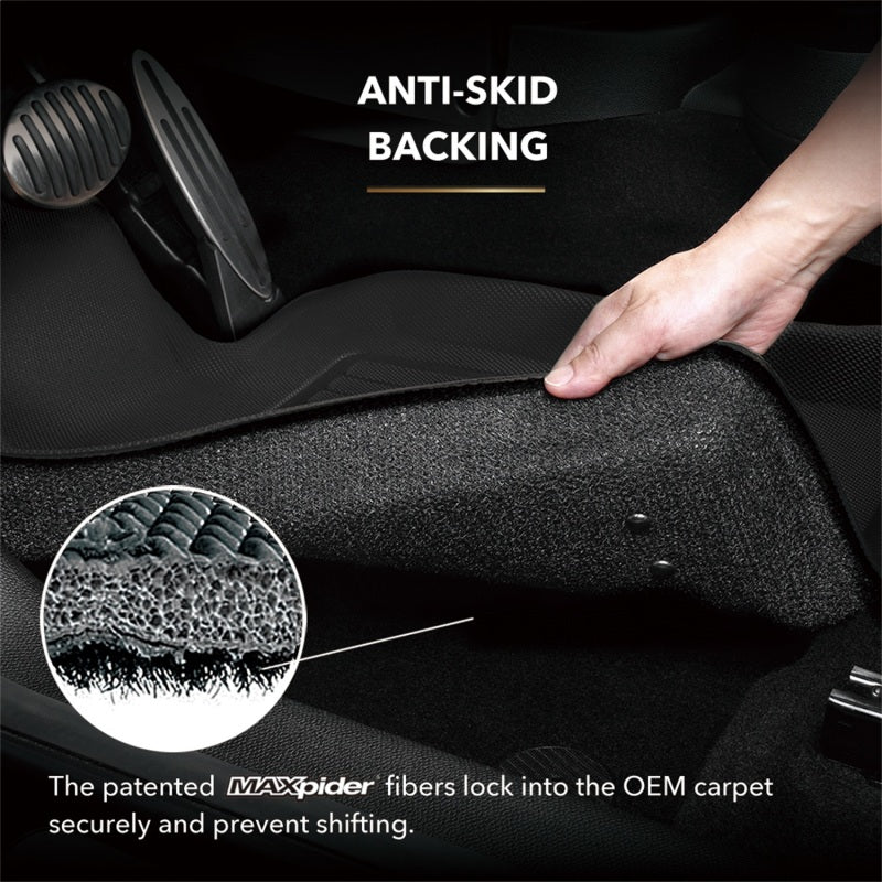 3D MAXpider 2009-2012 Mercedes-Benz GLK-Class X204 Kagu 1st Row Floormat - Tan L1MB05111502