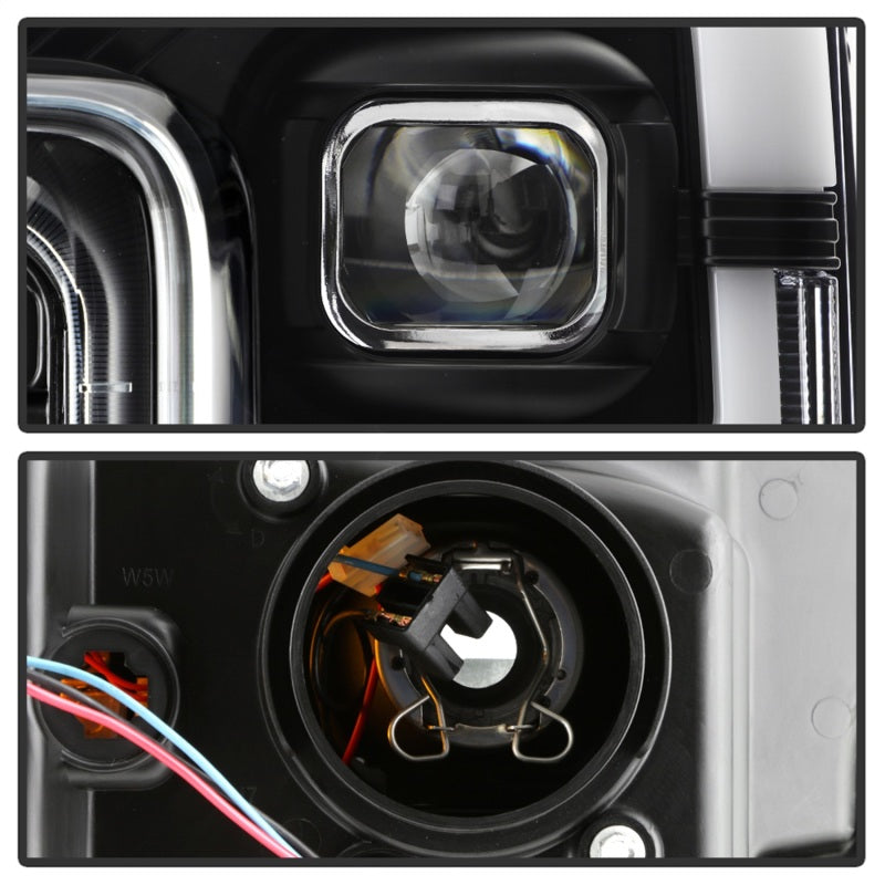 Spyder 17-18 Ford F250/F350/F450 Halogen Model Only -White Light Bar- Black- PRO-YD-FS17HALSI-BK 5087850