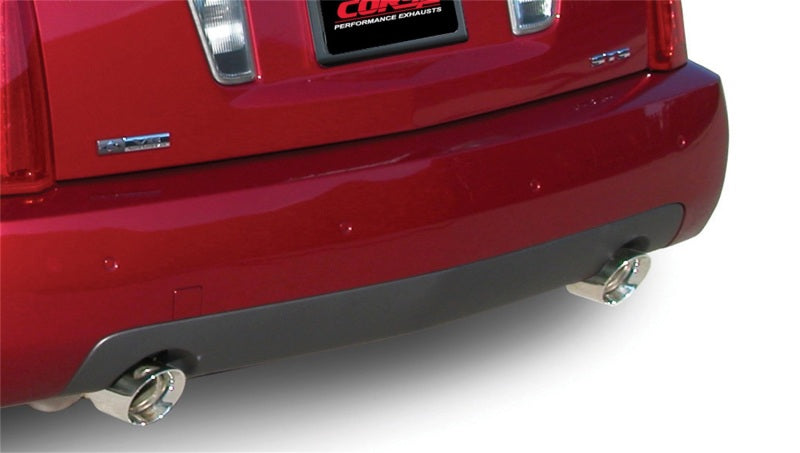 Corsa Performance 05-07 Cadillac STS 4.6L Polished Touring Axle-Back Exhaust