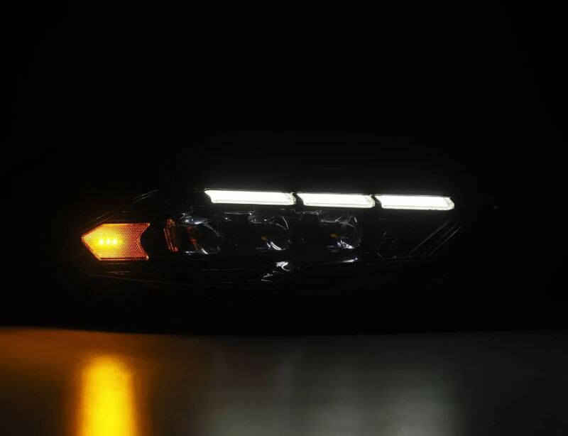 AlphaRex 18-20 Ford Mustang NOVA LED Proj Headlights Alpha-Black w/Activ Light/Seq Signal/Switch DRL 880263 *Discontinued