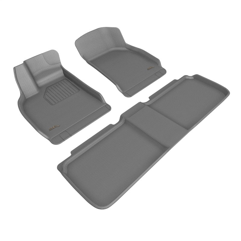 3D MAXpider 22-23 Lucid Air Kagu Floor Mat- Gray R1 R2 L1LU00001501