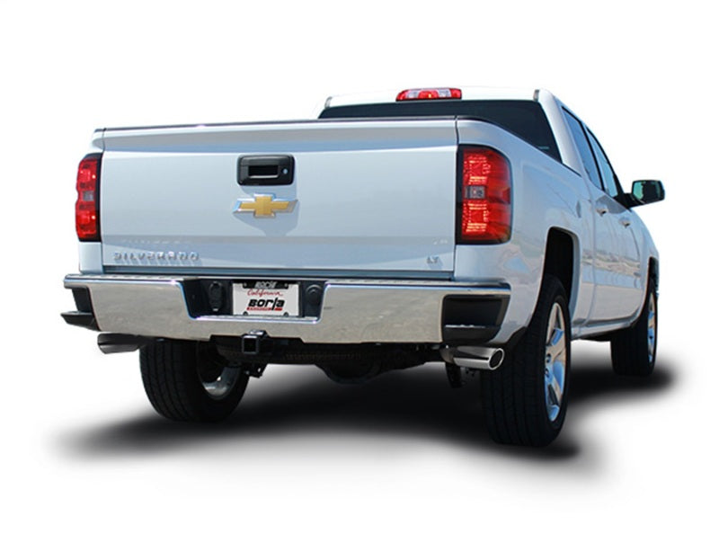 Borla 14 Silv/Sierra C/B Exh Touring 1500 5.3L V8 AT/MT 2&4WD Ext Cab (78.7) Crew Cab(69.3) 143.5 WB 140544