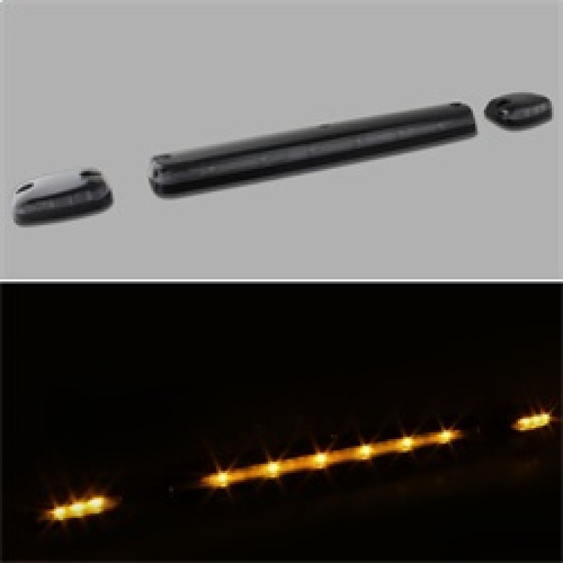 SPYDER Xtune Chevy Silverado 07-13 Amber LED Cab Roof Lights Clear ACC-LED-CS07-CR-C 9924606