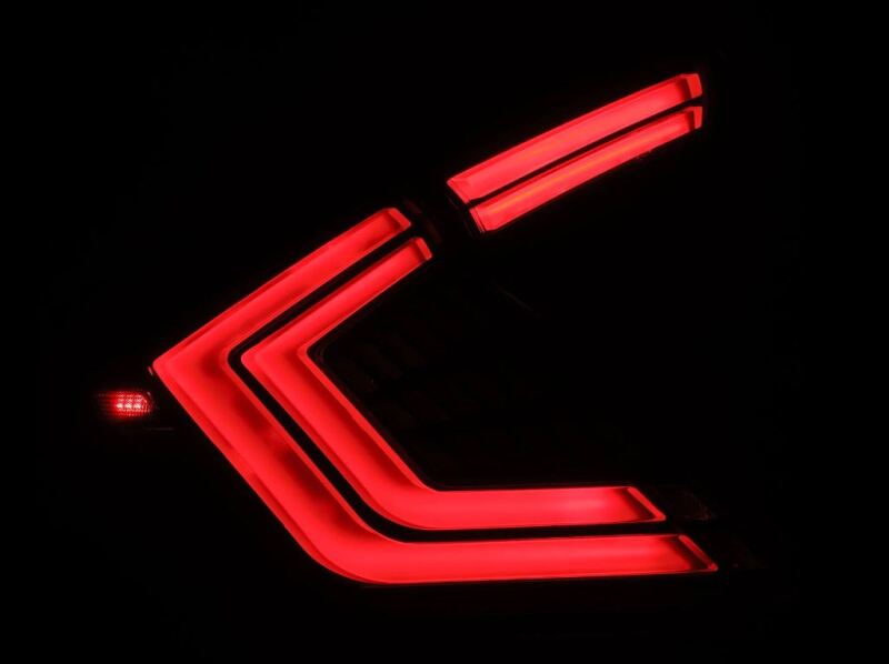 AlphaRex 16-21 Honda Civic Hatchback / Type-R FK8 Nova-Series LED Tail Lights - Black Smoke 676010 *Discontinued