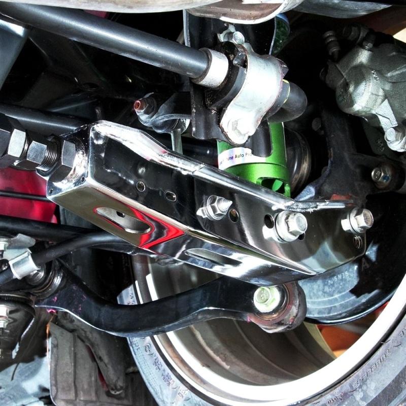 BLOX Racing Rear Lower Control Arms - Chrome (2013+ Subaru BRZ/Toyota 86 / 2008+ Subaru WRX/STI) BXSS-50010-CP