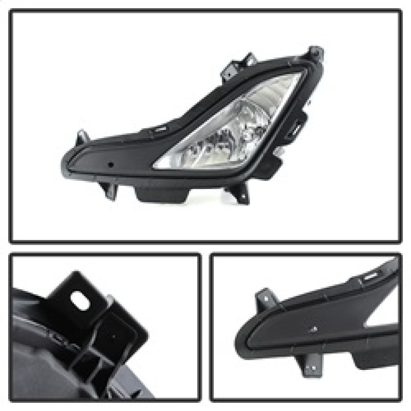 Spyder Hyundai Elantra 2014+ OEM Style Fog Lights W/Switch Clear FL-HYE2014-C 5080462