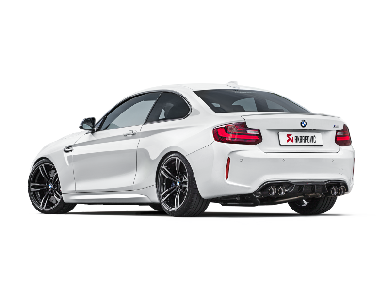 Akrapovic 16-17 BMW M2 F87 (Excl M2 Competition) Evolution Line Cat Back (Titanium) w/Carbon Tips ME-BM/T/8H
