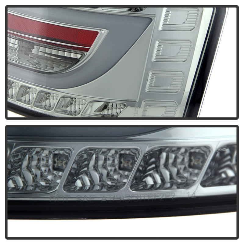 Spyder Audi A6 05-08 4Dr Sedan Only Light Bar LED Tail Lights Smke ALT-YD-AA605V2-LBLED-SM 5080776