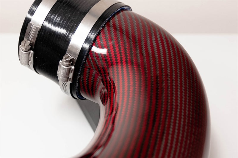 Corsa 14-19 Chevrolet Corvette C7 6.2L V8 Red Carbon Fiber Air Intake (Does Not Fit Z06/ZR1) 44002D-R