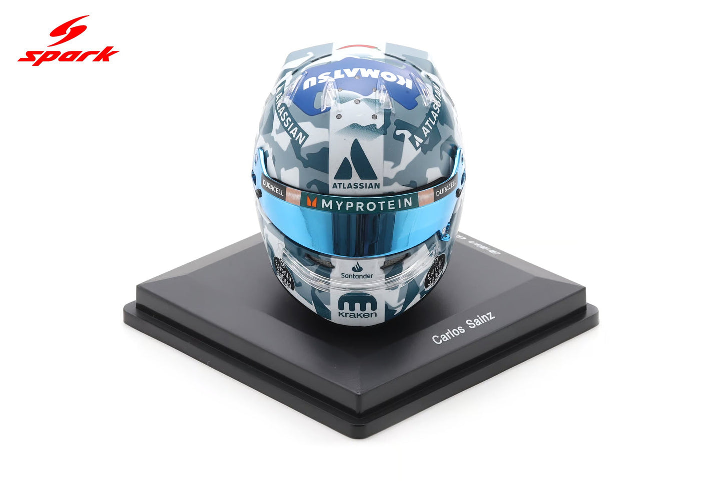 Spark-Model Williams Racing F1 Team Carlos Sainz Helmet British GP 2025 1:5