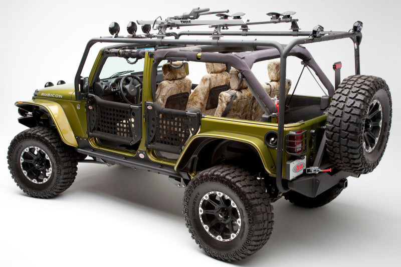 Body Armor 4x4 07-18 Jeep Wrangler JK 4 Door Cargo Roof Rack Box 2 Of 2 JK-6124-2