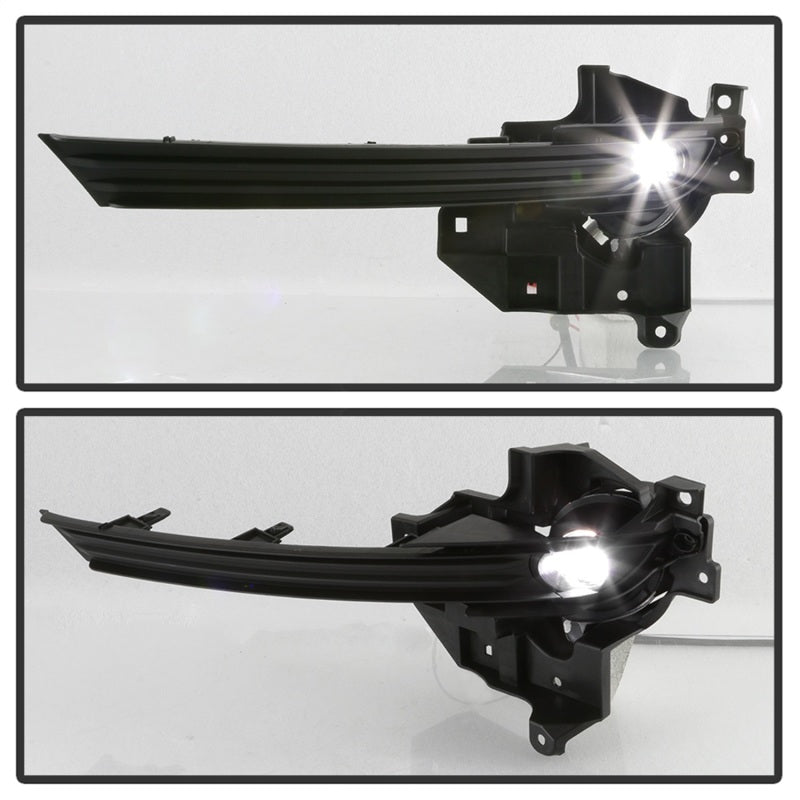 Spyder 17-18 Mazda CX-5 OEM Style Full LED Fog Light w/Switch - Clear (FL-MCX52017-LED-C) 9043352