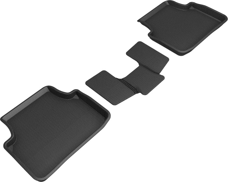 3D MAXpider 2019-2019 Volkswagen Jetta Kagu 2nd Row Floormats - Black L1VW10121509