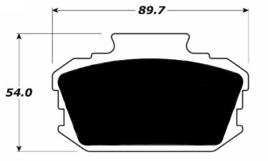 Porterfield Brake Pads for 1969 DATSUN 510