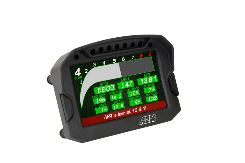 AEM CD-5G Carbon Digital Dash Display w/ Interal 10Hz GPS & Antenna 30-5602