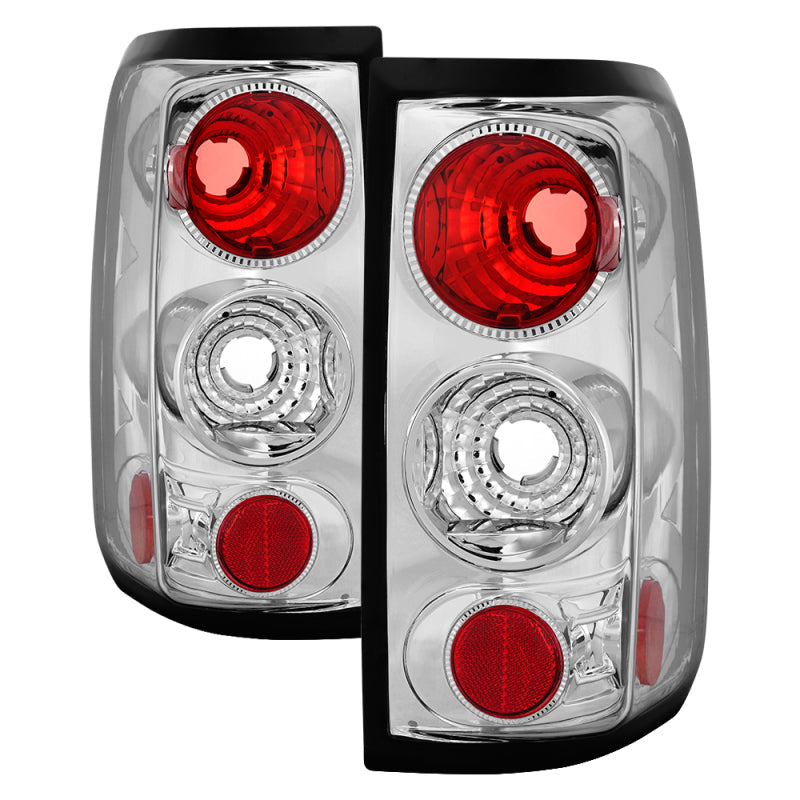 SPYDER Ford F150 side 04-08 (Not Fit Heritage & SVT)Euro Tail Lights Chrm ALT-YD-FF15004-C 5003201