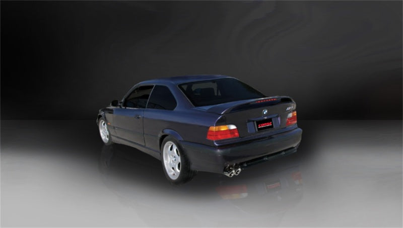 Corsa Performance 92-09 BMW 325i/is Coupe E36 Polished Sport Cat-Back Exhaust