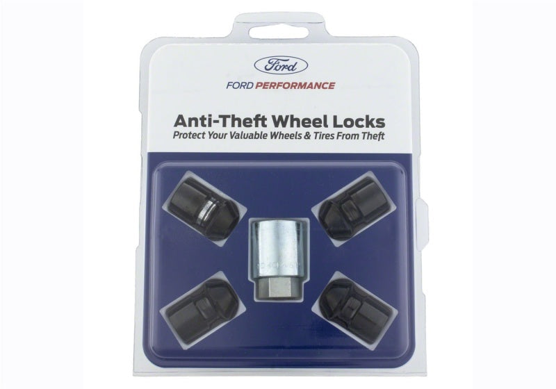 Ford Racing M12 x 1.5 Black Security Lug Nut Kit - Set of 4 M-1A043-B