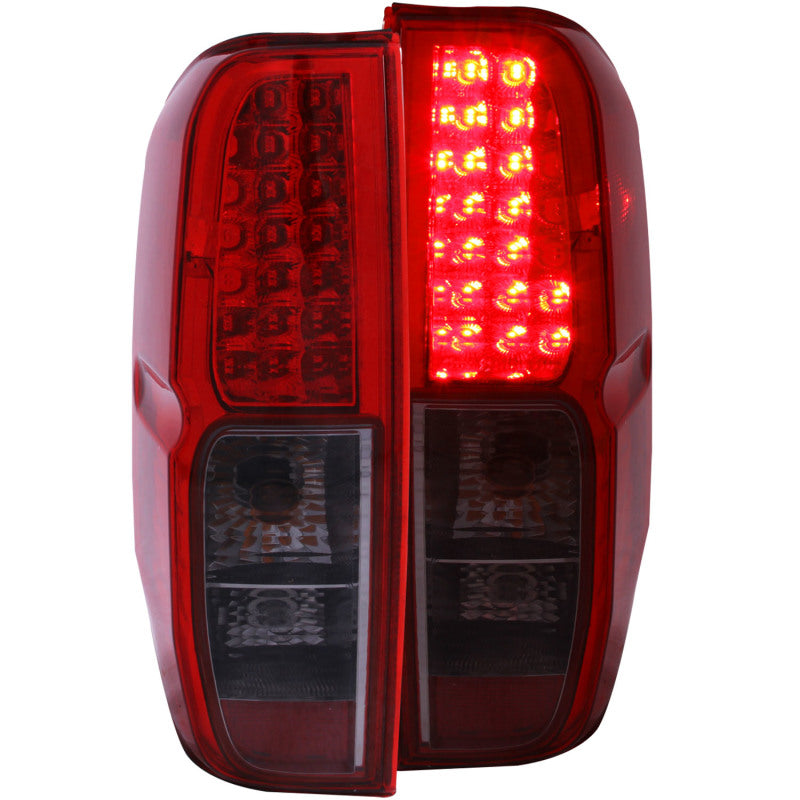 Anzo 2005-2008 Nissan Frontier LED Taillights Red/Smoke
