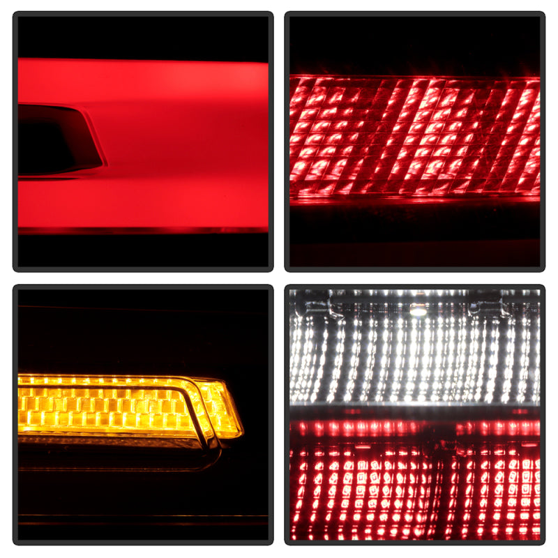 Spyder Porsche Cayenne 958 11-14 LED Tail Lights - Sequential Signal - Black 5086853