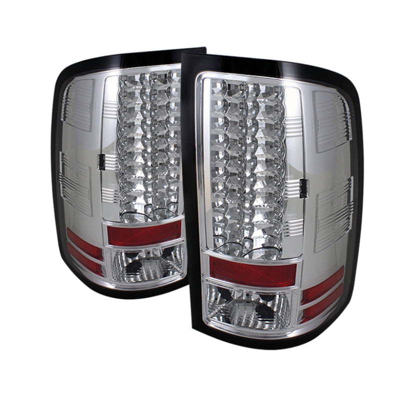 Spyder GMC Sierra 07-13 (Not fit 3500 Dually 4 Rear Wheels)LED Tail Lights Chrome ALT-YD-GS07-LED-C 5014931