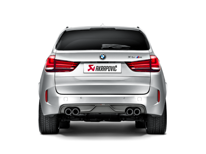 Akrapovic 15-17 BMW X5M (F85) Evolution Line Cat Back (Titanium) w/ Carbon Tips S-BM/T/1