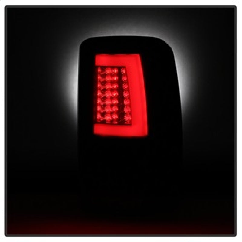 Spyder 00-06 GMC Yukon/Yukon XL V2 Light Bar LED Tail Lights - Blk Smoke (ALT-YD-CD00V2-LBLED-BSM) 5084156