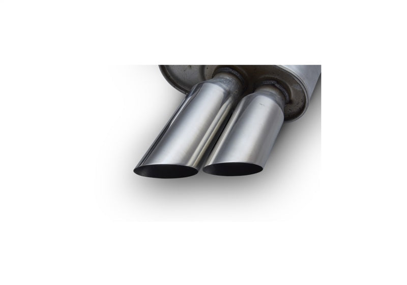 Ford Racing 2013-2014 Mustang GT Axle Back QUAD TIP Mufflers with Rear Lower VALENCE M-5230-MSVTCD