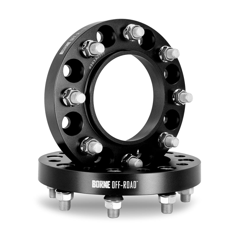 Borne Off-Road Wheel Spacers - 8X170 - 125 - 32mm - M14 - Black BNWS-002-320BK