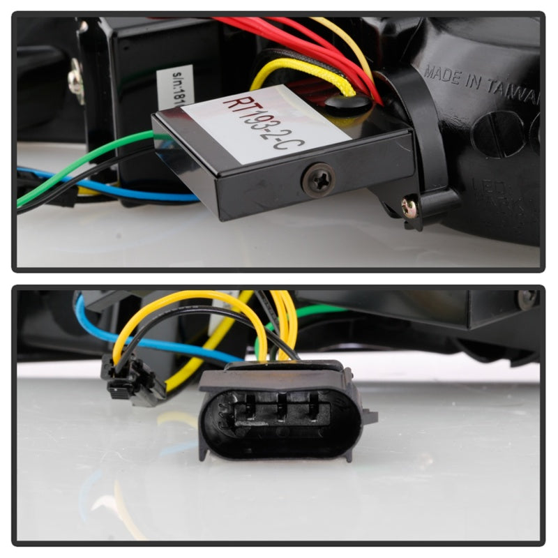 Spyder 15-16 Ford Mustang LED DRL - Smoke (CBL-YD-FM15-LED-SM) 5082527