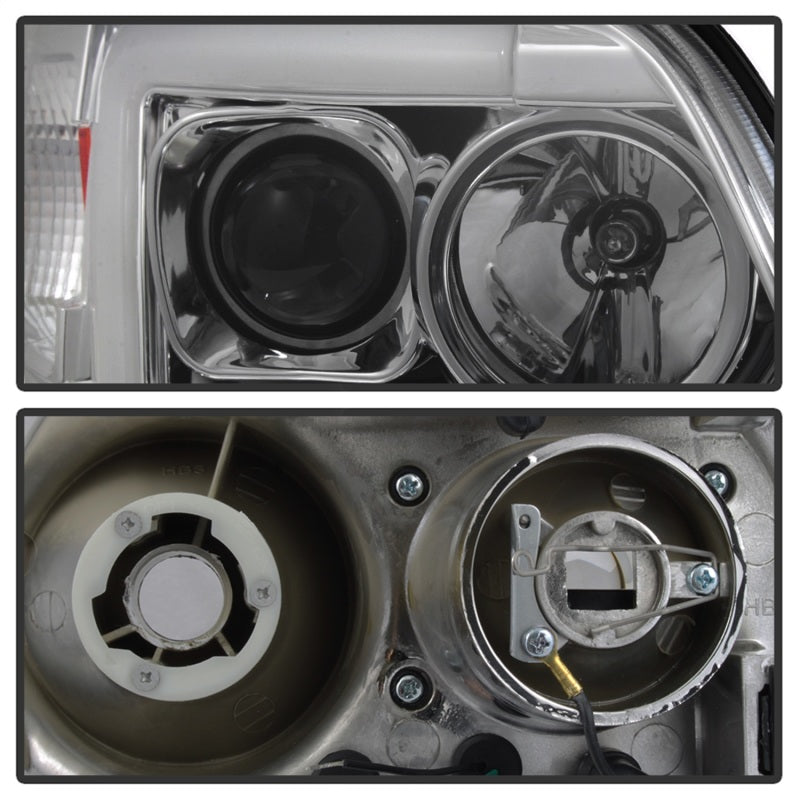 Spyder 97-03 Ford F-150 (After 6/1997) V2 Proj Headlights DRL LED - Chrm (PRO-YD-FF15097V2-LB-C) 5084644