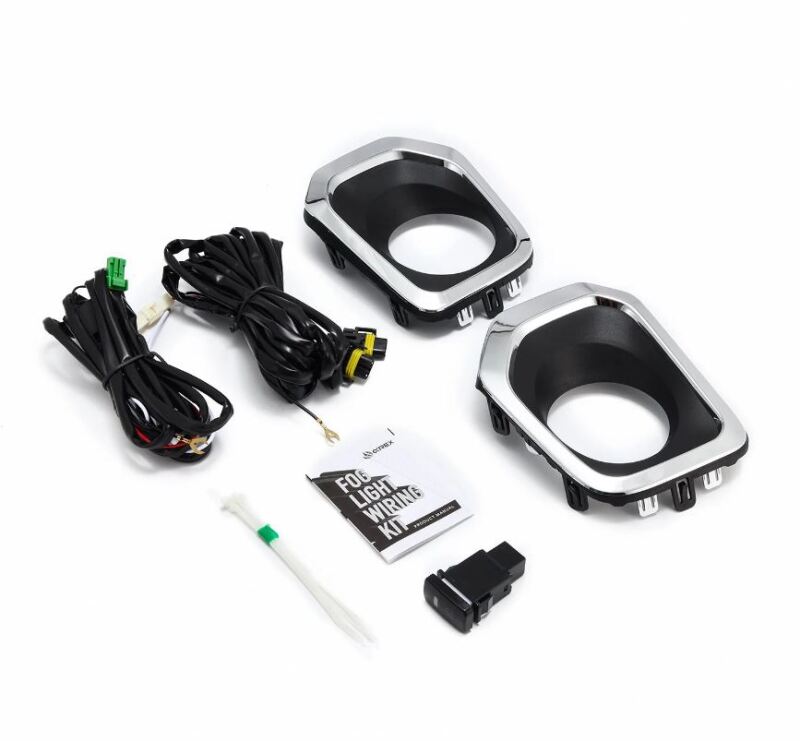 AlphaRex 16-22 Toyota Tacoma Bezel & Wiring Kit (Does Not Include Fog Lights) 211006 *Discontinued