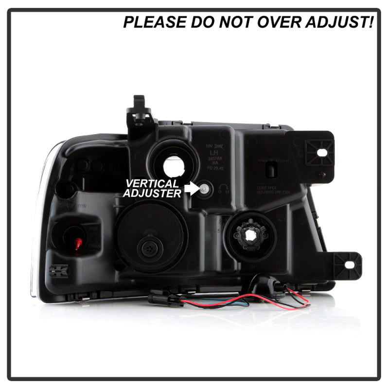 Spyder Ford F-150 04-08 High-Power LED Headlights - Black PRO-YD-FF15004PL-BK 5088161