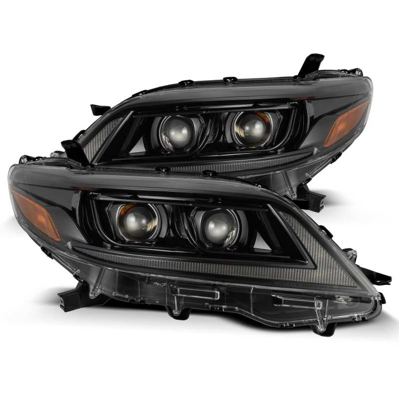 AlphaRex 11-21 Toyota Sienna PRO-Series Proj Headlights Plank Style Alpha Black w/Seq Signal/DRL 880763 *Discontinued