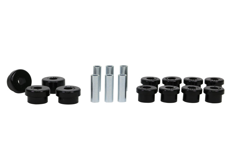 Whiteline Plus 88-00 Honda Civic / 88-9/95 CRX Rear Control Arm - Lower Inner & Outer Bushing Kit W62005