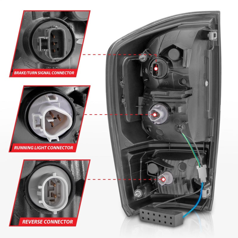 Anzo  2016-2018 Toyota Tacoma LED Taillights Smoke