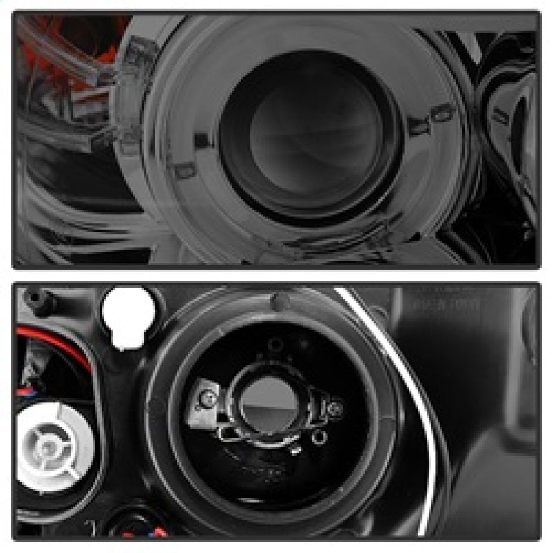 Spyder BMW E90 3-Series 06-08 Projector LED Halo Amber Reflctr Rplc Bulb Smke PRO-YD-BMWE9005-AM-SM 5009029