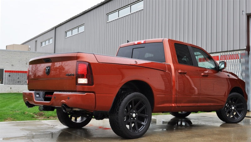Corsa Performance 09-14 Dodge Ram 1500 4.7L/5.7L V8 Quad/Crew Cab/Short Bed Black Dual