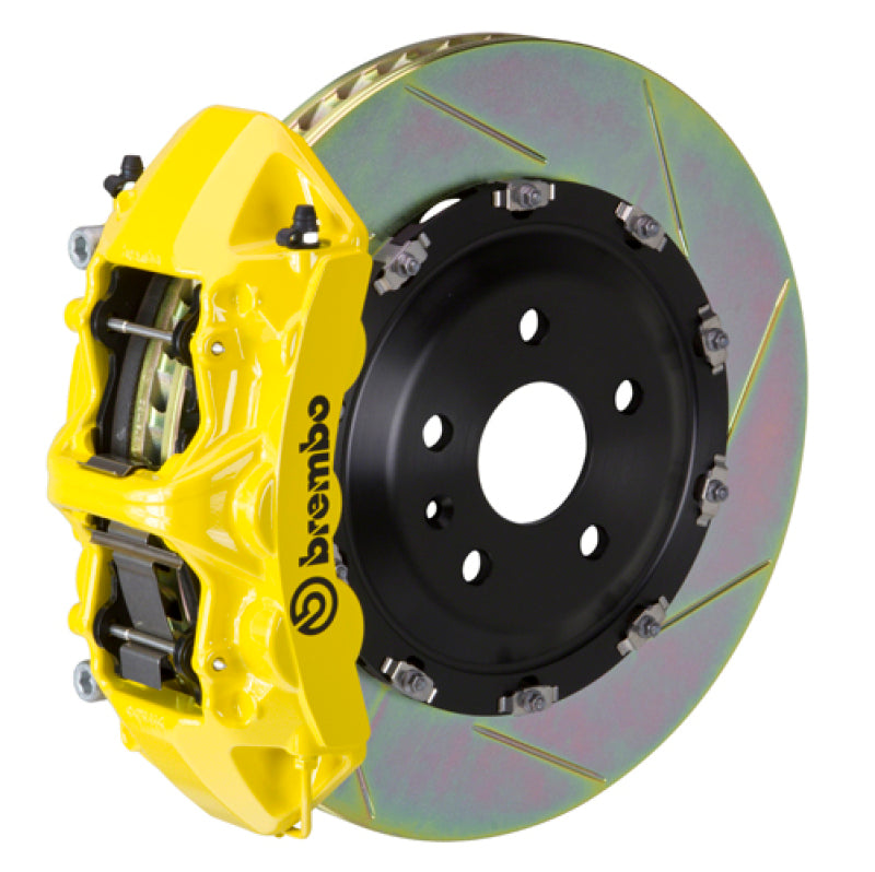 Brembo 25+ BMW X3 30 xDrive (G45) Front GT BBK 6 Piston Cast 380x34 2pc Rotor Slotted Type1 - Yellow 1N2.9093A5