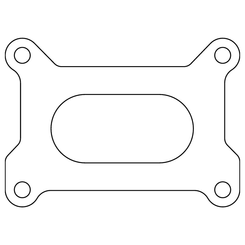 Cometic Gasket Cometic Holley 2 Barrel 500 CFM .039in Fiber Carburetor Gasket - 3.640in x 1.750in - Open Plenum C15184