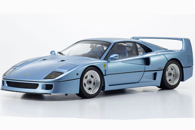 Kyosho 1987 Ferrari F40 Light Blue Metallic 1:18