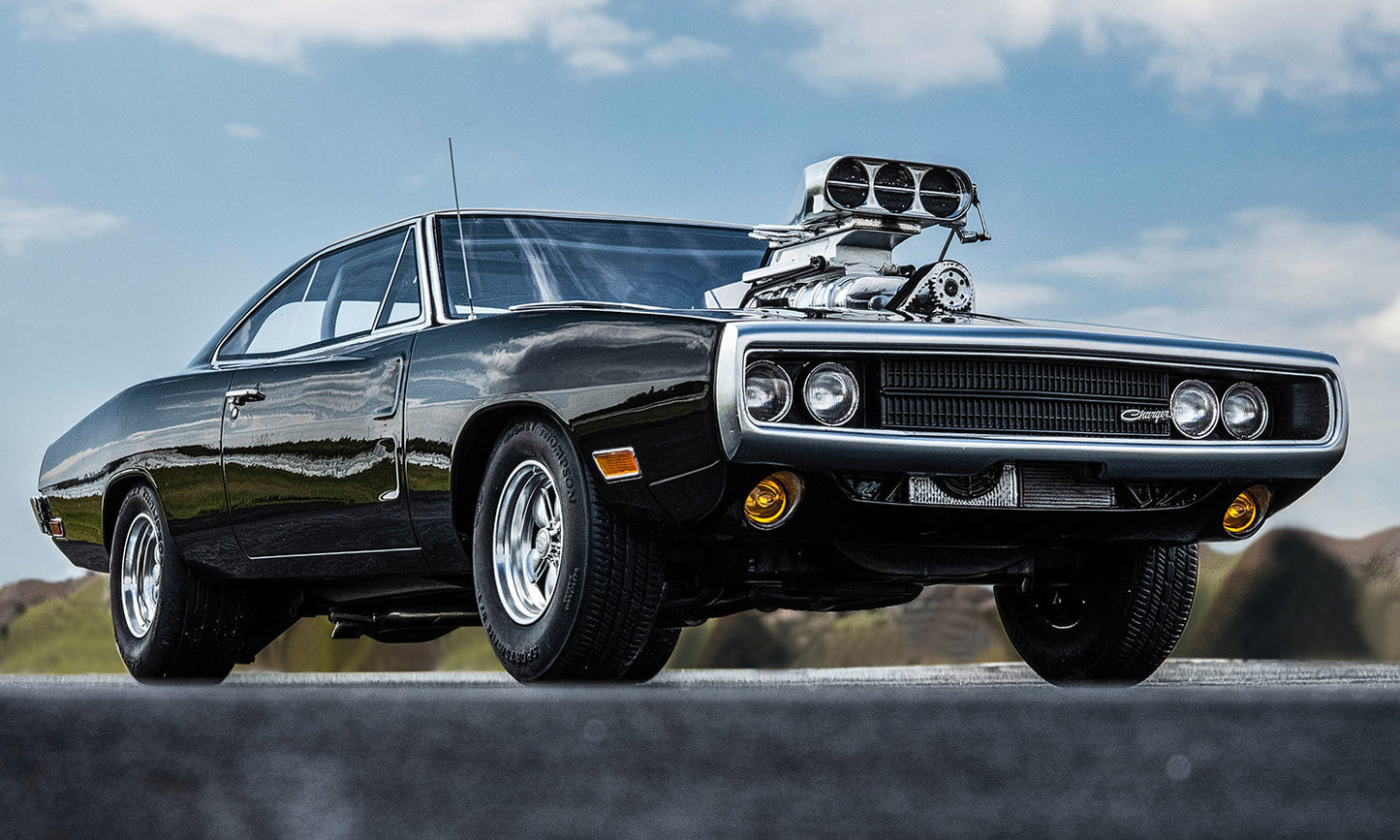 Kyosho 1970 Dodge Charger R/T "Fast & the Furious" Black 1:12