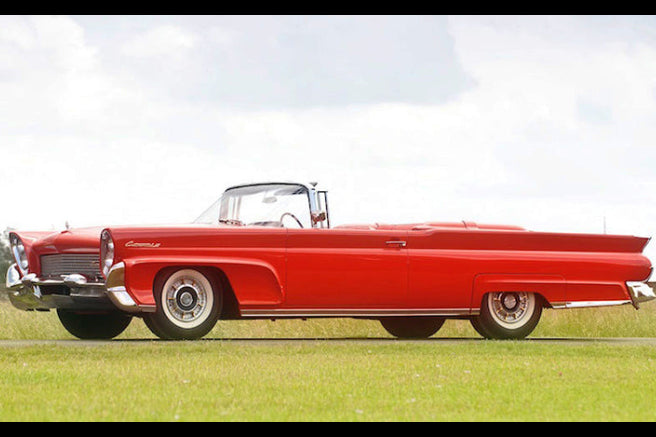 Sun-Star 1958 Lincoln Continental MKIII Open Convertible Matador Red 1:18